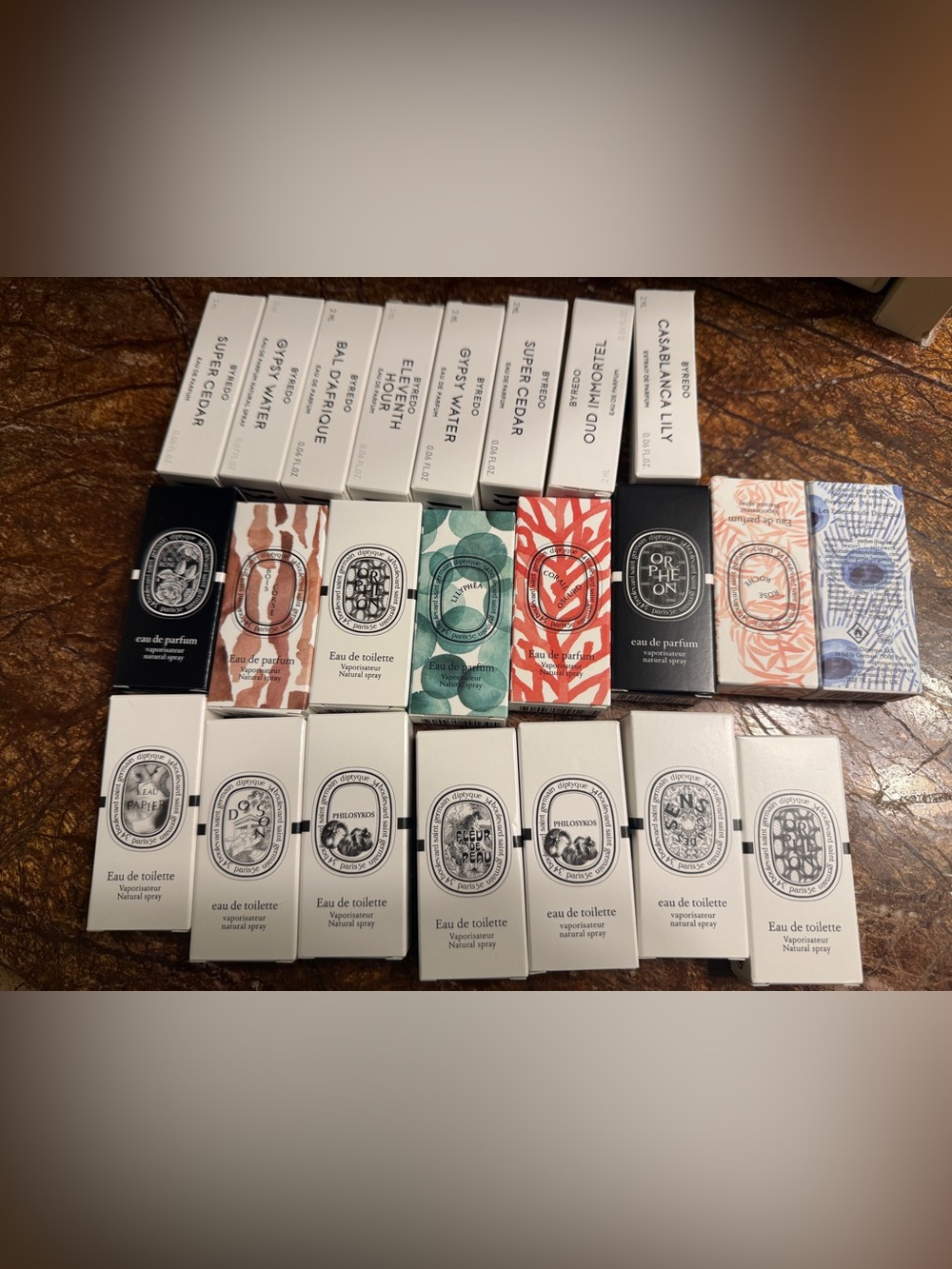 Perfume sample Byredo Diptyque